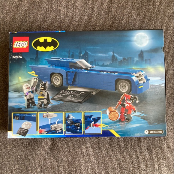 BATMAN WITH BATMOBILE VS HARLEY QUINN AND MR FREEZE LEGO DC SET #76274 435 PCS - Picture 2 of 6